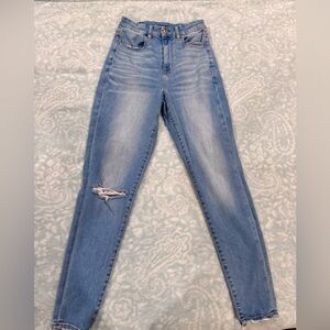 American Eagle Outfitters High Rise Light Blue Jeans